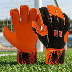 Custom Design Goalkeeper Gloves With Durable Stitching Adjustable <b>Wristband</b> Match Ready Goalkeeper Gloves Breathability - Product Image 2