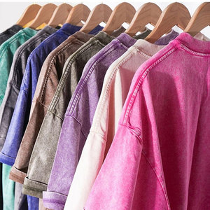Men's Purple Cartoon Print T-Shirt Short Sleeve O-Neck Street Style Regular Fit Cotton Jersey Knitted Front <b>Logo</b> - Product Image 6
