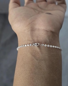 Top Quality Lab Grown Diamond Moissanite Silver <b>Bracelet</b> <b>for</b> <b>Women</b> with Modern Styling <b>for</b> Fashion Retailers and Jewelry - Product Image 6