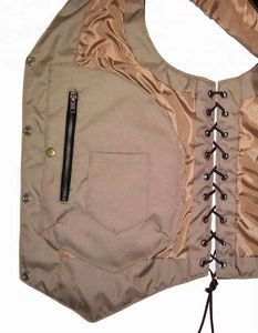 Nuevo Chaleco de Cuero de Piel de Búfalo para Hombre, a la Moda, con 10 Bolsillos, Chalecos Personalizados para Adultos, Chalecos de Cuero Marrón Vintage, Chaquetas de Cuero - Product Image 3