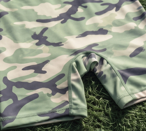Maillots de lutte personnalisés en sublimation camouflage, tissu extensible 4 directions en spandex, maillot de lutte sans manches, USA World Tops - Product Image 6