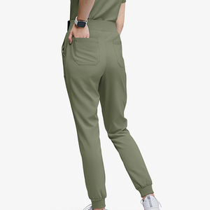 Pantalon de travail pour femmes, coupe ajustée, qualité supérieure, 100% polyester, prix d'usine, vente en gros OEM personnalisée - Product Image 3