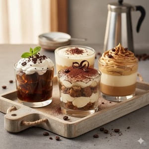 Nuevos Vasos Redondos Elegantes para Postres Gourmet y Exhibición de Alimentos, Vasos de Servicio de 120 ml para Postres en Capas, Suministros para Empaque - Product Image 2