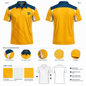 เสื้อคริกเก็ตมืออาชีพ ชุดทีมแบบกำหนดเอง เสื้อยืดกีฬาโพลีเอสเตอร์ระบายอากาศดี โรงงานผลิตแบบ OEM - Product Image 6