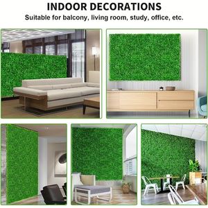 Pannelli di siepe artificiale in bosso 24x16 pollici, confezione da 12, copertura 32 piedi quadrati, resistenti ai raggi UV, schermo per la privacy, per interni ed esterni, prodotto da giardino - Product Image 6