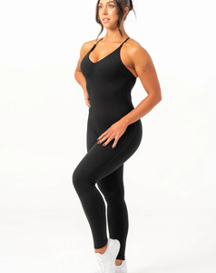 Mono de yoga casual de cintura alta sin mangas para mujer, transpirable, de secado rápido, Spandex/Poliéster 180g, Venta al por mayor Primavera 2026 - Product Image 1