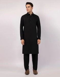 Elegante Shalwar Kameez Tradicional Indio de Algodón de Alta Calidad para Hombre |   Ropa para Fiestas y Eventos de Boda Sin Arrugas - Product Image 3