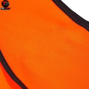 Gilet de sécurité orange vif pour homme, col en V, fermeture éclair intégrale, haute visibilité, pour la chasse, la pêche, gilet utilitaire léger sans manches - Product Image 2