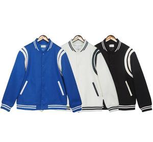 Nouvelle Offre Vente en Gros Vestes Varsity Blanches d'Hiver pour Couples, Style Baseball Homme 100% Laine Hip Hop, Service OEM Personnalisé de Haute Qualité - Product Image 4