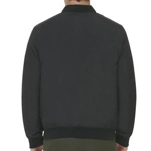 Premium Men's <b>Quilted</b> Bomber Jacket Custom OEM <b>Winter</b> Casual Outerwear Custom Heavyweight Varsity Jacket Embroidered Wool - Product Image 6