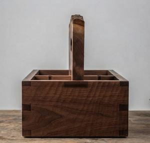 Cesta de Almacenamiento de Cocina de Madera Hecha a Mano de un Solo Nivel, Color Arcilla, Multifuncional, para Uso Doméstico, Venta al por Mayor - Product Image 3