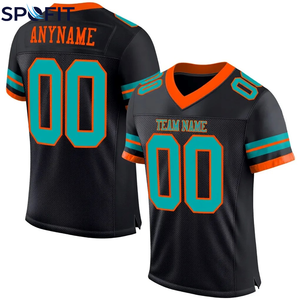 Jersey de Fútbol Americano Personalizado Premium, Calidad Profesional, 100% Poliéster Sublimado, OEM, Etiqueta Privada, Nombre, Número y Logotipo Personalizados, MOQ Bajo - Product Image 4