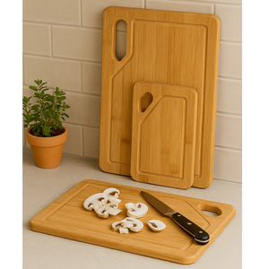 Acacia Wood Cutting Board Set Eco Friendly Wooden Chopping Board for <b>Kitchen</b> Food Prep Meat Vegetable Durable Board - Product Image 6