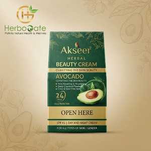 Crema de Belleza Herbal Akseer, Crema Nutritiva Herbal para la Piel, Humectante Facial Botánico Natural, Fórmula Hidratante, Textura Suave - Product Image 4