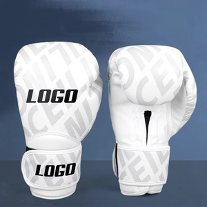 ถุงมือชกมวยประสิทธิภาพสูง ถุงมือฝึกซ้อม โลโก้สั่งทำได้ ระบายอากาศได้ดี ทนทาน หนังน้ำหนักเบา กันลม ติดแถบเวลโคร - Product Image 5