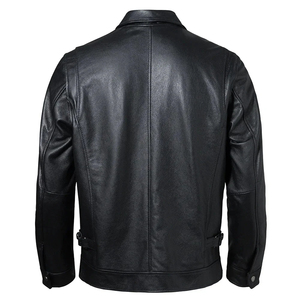Chaqueta Deportiva ATHLOTIC para Hombre, 100% Cuero, Cuello Camisero, Impermeable, Resistente al Viento, Ecológica, Estilo Urbano, con MOQ Bajo - Product Image 2