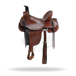 Ranch Western Saddle Horse Riding Saddle Equestrian <b>Equipment</b> - Product Image 1
