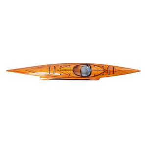 B078 - Modèle de kayak antique en bois, décoration d'intérieur, fournitures d'art et d'artisanat OMH, artisanat en cèdre, style nautique, 106,7Lx14Wx13,5H cm - Product Image 2