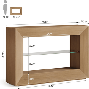 Consolle da soggiorno lunga, resistente e robusta, nessun rimborso o sostituzione garantiti. - Product Image 2