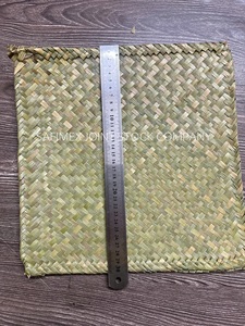 Natural Woven Seagrass Waterproof Durable Portable Travel Pet Mat Handwoven Animal <b>Bed</b> Chew Resistant Training <b>Pad</b> Custom Size - Product Image 5