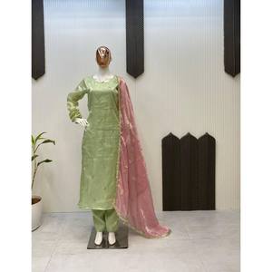 Designer <b>Wedding</b> Dress <b>Top</b> & Bottom with Dupatta for Party Wear - Product Image 2