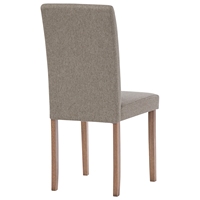 Silla de Comedor NUHOOM de Estilo Moderno de Mediados de Siglo, Tapizada en Tela, Patas de Madera, Precio Económico, Garantía de 1 Año, Uso Doméstico, Directo de Fábrica