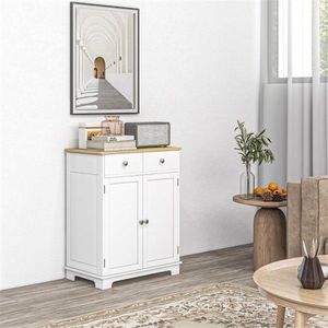 Organizzatore Moderno per Cassetti in Legno e Alluminio, Mobile Indipendente per Stoccaggio in Bagno - Product Image 1