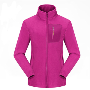 Custom Logo Women Casual Fleece Jacket Winter Warmth <b>Coat</b> With Phone Pocket High Quality Outdoor Jackets - Product Image 3