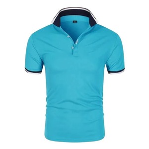 เสื้อโปโลแขนสั้นผู้ชายพร้อมโลโก้แบบกำหนดเอง – น้ำหนักเบาและระบายอากาศได้ดีเพื่อความสบายแบบลำลอง - Product Image 3