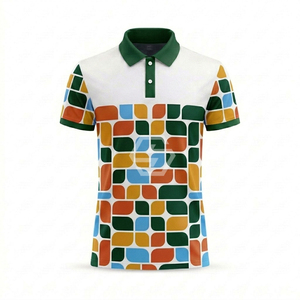 New Arrival Premium Men's 100% Polyester Polo <b>Shirt</b> Short Sleeve Turn-Down <b>Collar</b> <b>T</b>-<b>Shirt</b> with Embroidery Logo - Product Image 3