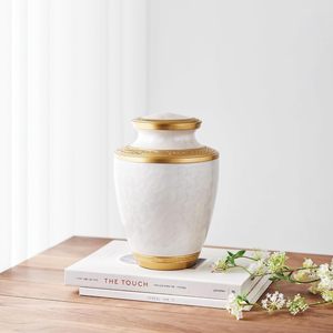 Distinctive Adult Aluminum Cremation Tribute <b>Ash</b> Container Funeral Memorial <b>Keepsake</b> With Smooth Polished Exterior - Product Image 2