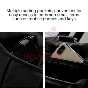 Bolsa de Lona de Diseño Portátil, Organizador de Viaje Práctico, Bolsa de Lona con Soporte de Transporte Cómodo - Product Image 5
