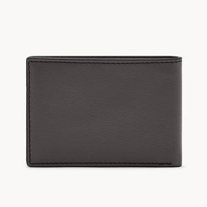 Cartera Bifold de Cuero Negro para Hombre, Tarjetero Delgado, Estuche para Pasaporte de Viaje - Product Image 3