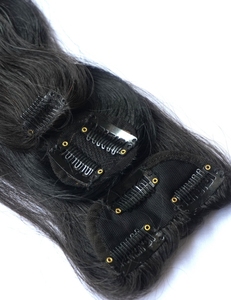 Extensions de cheveux indiennes Remy pour femmes, avec patch frontal - Product Image 4