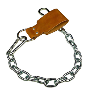 Ceinture de soutien lombaire en cuir avec logo personnalisé et chaîne pour la musculation, l'entraînement en force, réglable, unisexe - Product Image 6