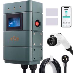 Stazione di Ricarica EV Intelligente da 11kW con Uscita Regolabile 48A e Presa NEMA 6-50 240V per Veicoli Elettrici - Product Image 1
