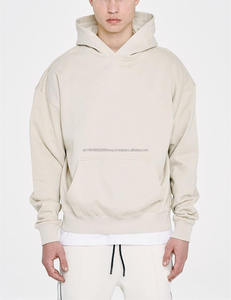 Alta calidad 600 Gsm French Terry Hombres Sudadera con capucha Moda Invierno Peso pesado Sin cordón Impresión digital Fabricantes - Product Image 1