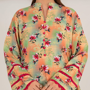 Vestido Khaddar Informal de Verano con Diseño y Color Únicos para Mujer, Nueva Moda Pakistaní e India, Trajes Khaddar para Damas - Product Image 5