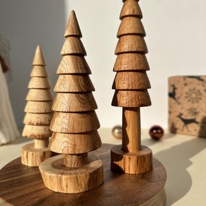 Customized Free Logo Hot Sale Wooden Decorative Christmas <b>Tree</b> <b>Ornaments</b> Decoration Christmas Suppliers - Product Image 2