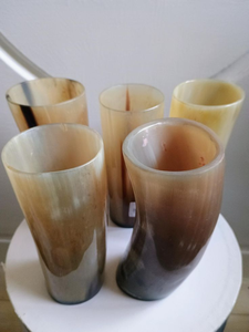 Verres à boire viking en corne de buffle de qualité supérieure, verres en corne naturelle pour vin rouge - Product Image 5