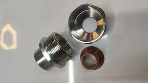 Premium Brass Cable Gland And Accessories 16mm Threaded Electrical Fitting With Nickel Tin Chrome Plated Finish Industrial Use - Product Image 2