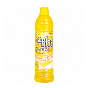 SoBlass Limpiador de Pisos Antibacterial a Base de Agua, Líquido 900ml Varian Limón, Detergente Ecológico, Solución de Limpieza para el Hogar - Product Image 1