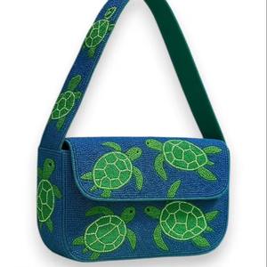 Sac à main pour femmes en résine perlée fait main TCE |   Portefeuille artisanal traditionnel pour femmes |   Accessoire de mode ethnique artisanal - Product Image 1