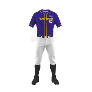 Vêtements de sport à faible MOQ, uniforme de baseball confortable, taille personnalisée, vêtements pour jeunes, uniforme de baseball - Product Image 4