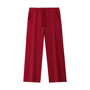 Pantalons de survêtement en molleton brossé pour hommes, avec impression en relief, pour la collection des marques de streetwear américaines - Product Image 5