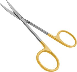 กรรไกรตัดกระจกตาแบบมืออาชีพ ใบมีดตรงคมกริบ เครื่องมือผ่าตัดสำหรับจักษุวิทยาและทันตกรรม เครื่องมือตัดที่มีความแม่นยำสูง ได้รับการรับรองมาตรฐาน ISO - Product Image 5