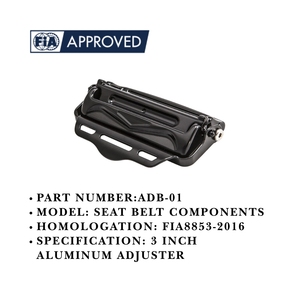 อุปกรณ์ปรับสายเข็มขัดนิรภัย อลูมิเนียม 3 นิ้ว ได้รับการรับรองมาตรฐาน FIA 8853 2016 รับผลิตแบบ OEM ODM โลโก้ตามสั่ง บรรจุภัณฑ์ตามสั่ง ขายส่ง ไต้หวัน - Product Image 5