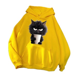 Sweats à capuche respirants stylés personnalisés pour femme Nouveau pull 100% coton de haute qualité Sweats à capuche imprimés en 3D à épaules tombantes - Product Image 1