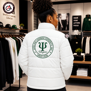 Veste matelassée à capuche Iota Phi Lambda Spring High Street, respirante, séchage rapide, qualité supérieure 2024, vente en gros, personnalisable - Product Image 2