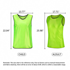 Wholesale Soccer Pinnies Custom Logo <b>Training</b> Vests Mesh Practice <b>Bibs</b> For Men Women Youth Football Teamwear Sports Jersey - Product Image 6